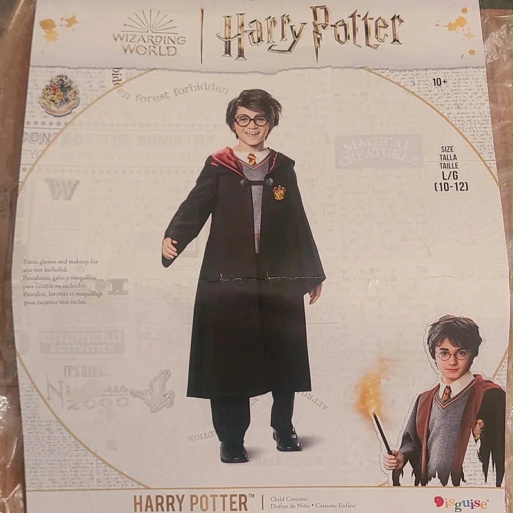 Harry Potter Child Costume (NOT included glasses, scar makeup,or wand)